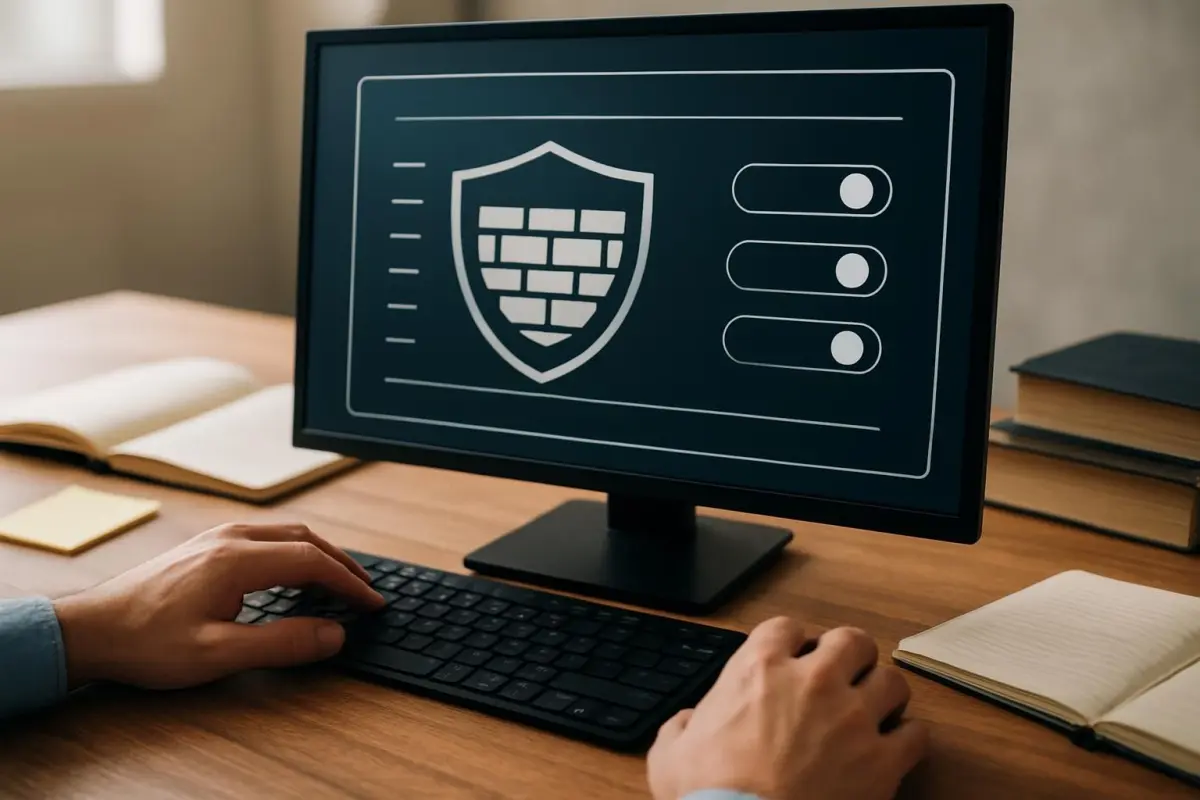 Configuratie van een firewall op een computer