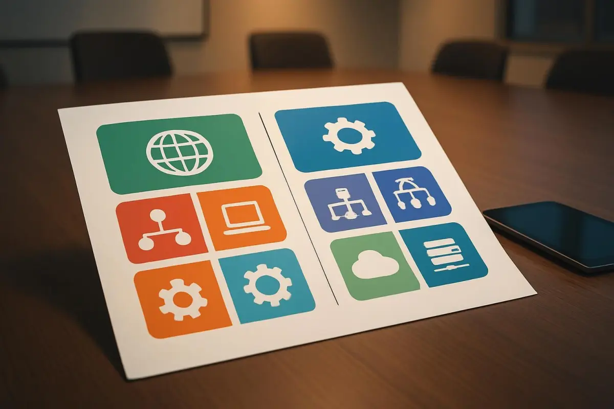 Infographic van TCP/IP en andere protocollen.